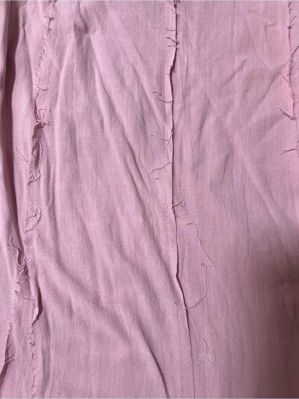 Women's Pink Long Flowing Grunge Skirt - Picture 3 of 6